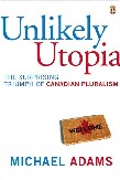 Unlikely Utopia book cover by Michael Adams
