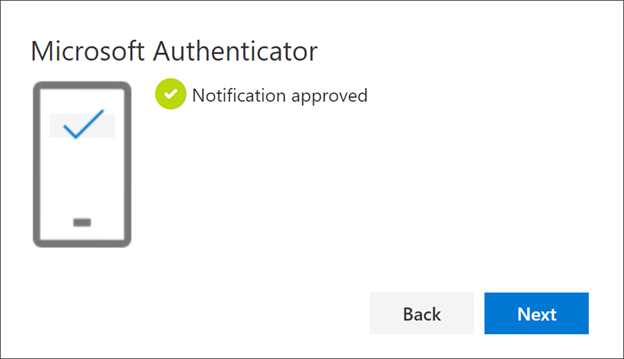 Microsoft Authenticator Notification Approved