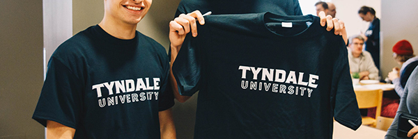 Tyndale branded t-shirts