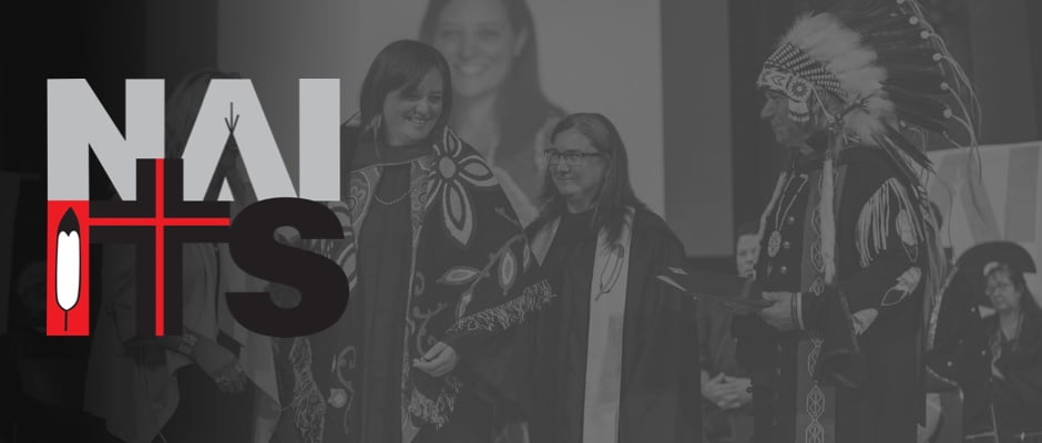 NAIITS logo overlayed on a NAIITS graduation image