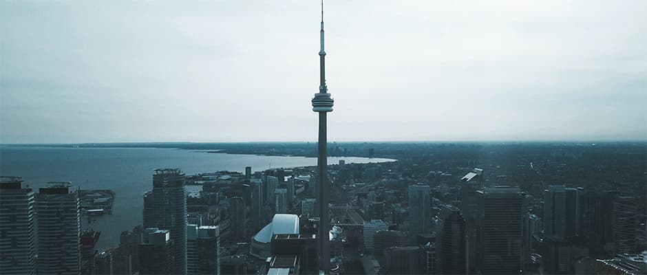 Aerial of Toronto 