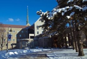 Front of Tyndale Campus in the winter