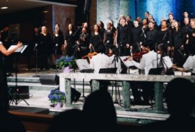 Tyndale Community Choir performing in the chapel