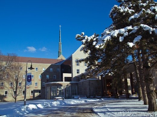 Tyndale's campus in winter