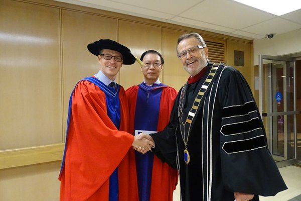 Dr. Pedlar with Dr. Nelson and Dr. Ngien