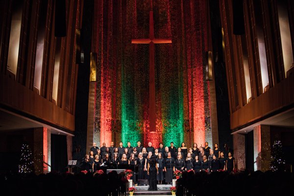 The Tyndale Community Choir gathered in the Chapel