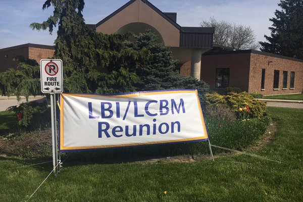 LCBM reunion sign