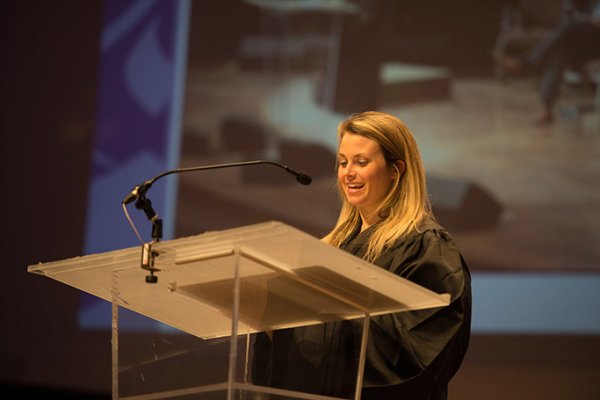 Valedictorian address by Lyndsay Thompson
