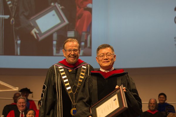 Dr. Lim with Dr. Nelson
