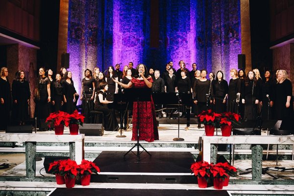 Tyndale Community Choir singing