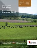 Canadian Journal of Soil Science cover