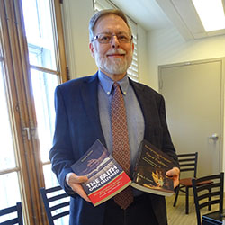 Dr. Carter with his books