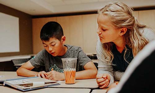 Kids Studying